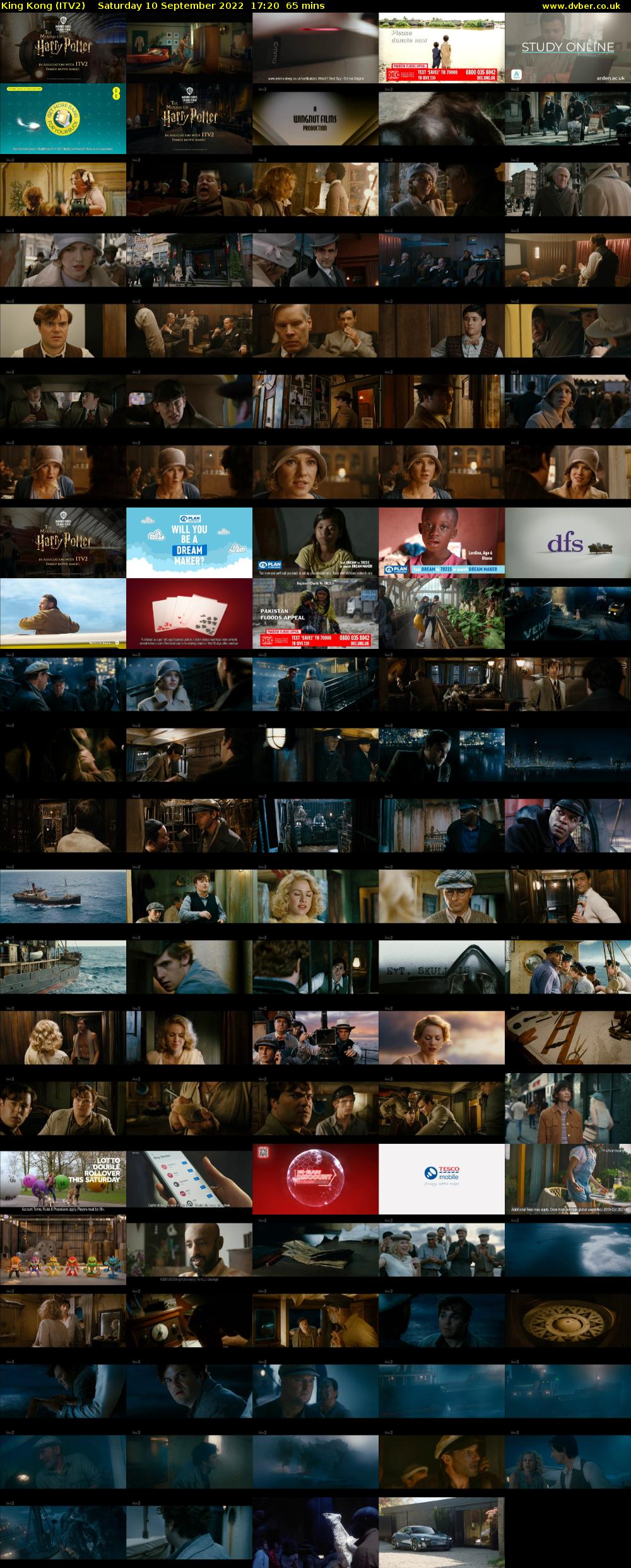 King Kong (ITV2) Saturday 10 September 2022 17:20 - 18:25