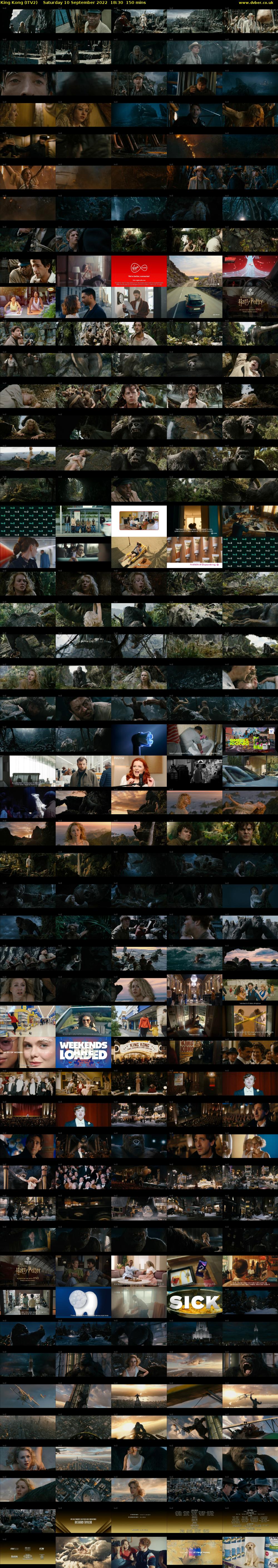 King Kong (ITV2) Saturday 10 September 2022 18:30 - 21:00
