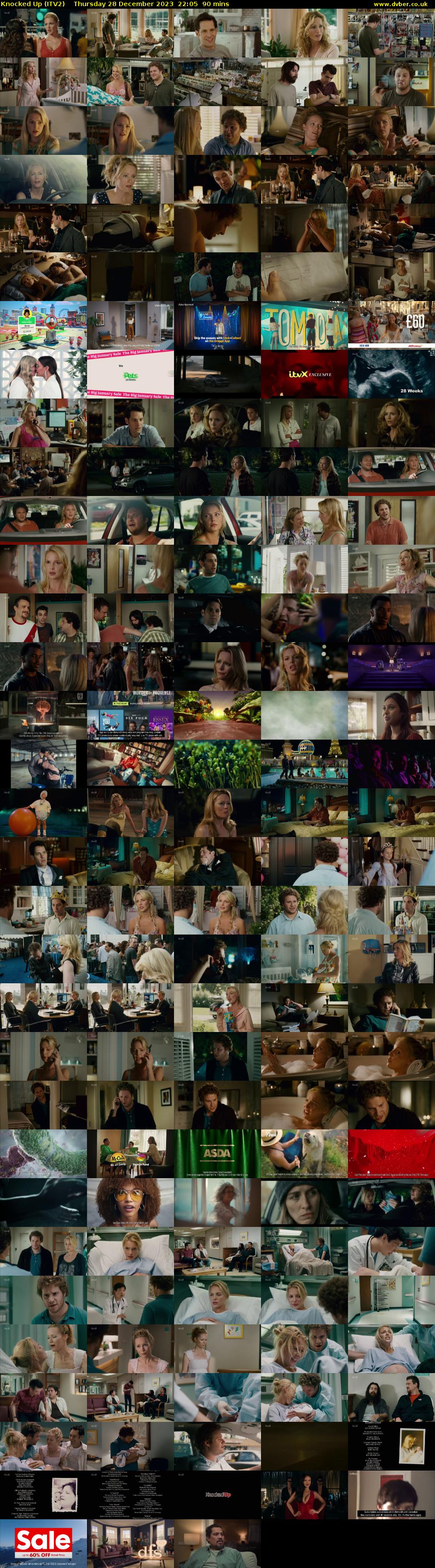 Knocked Up (ITV2) Thursday 28 December 2023 22:05 - 23:35