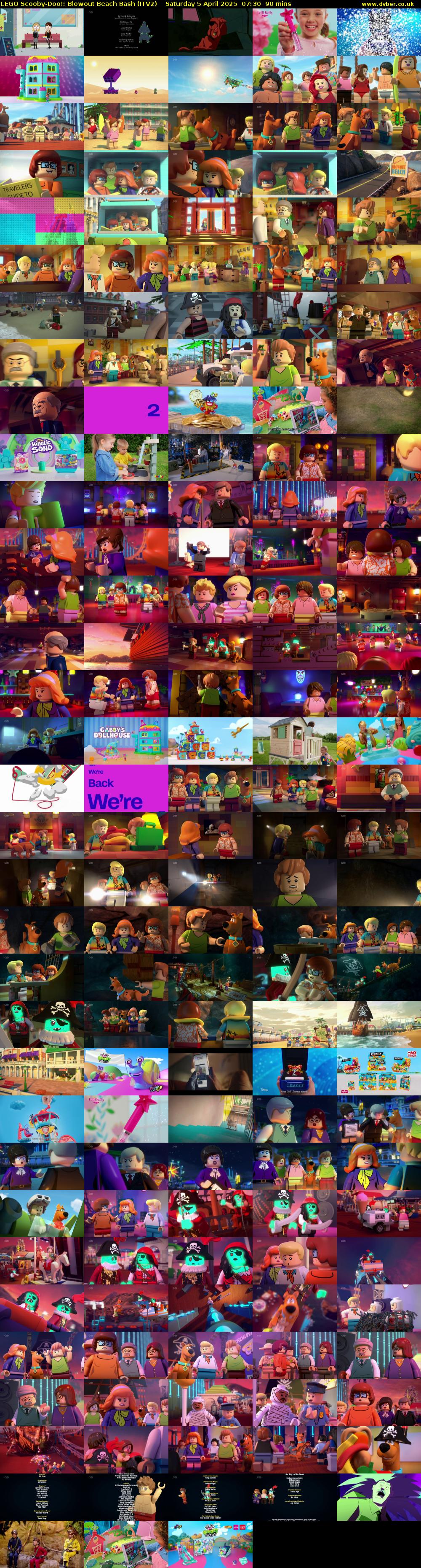 LEGO Scooby-Doo!: Blowout Beach Bash (ITV2) Saturday 5 April 2025 07:30 - 09:00