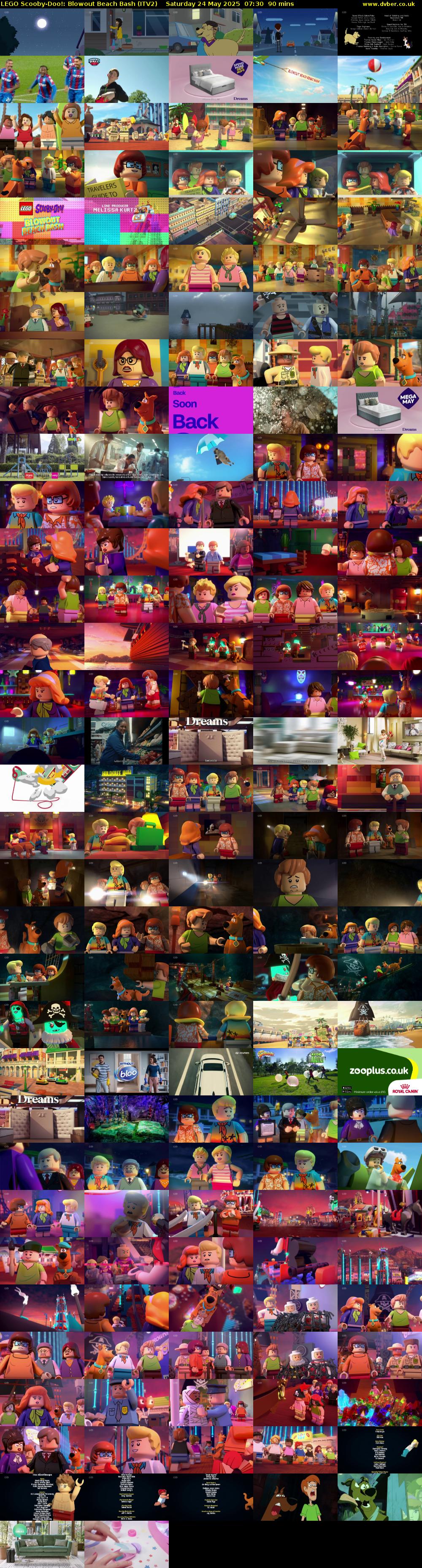 LEGO Scooby-Doo!: Blowout Beach Bash (ITV2) Saturday 24 May 2025 07:30 - 09:00