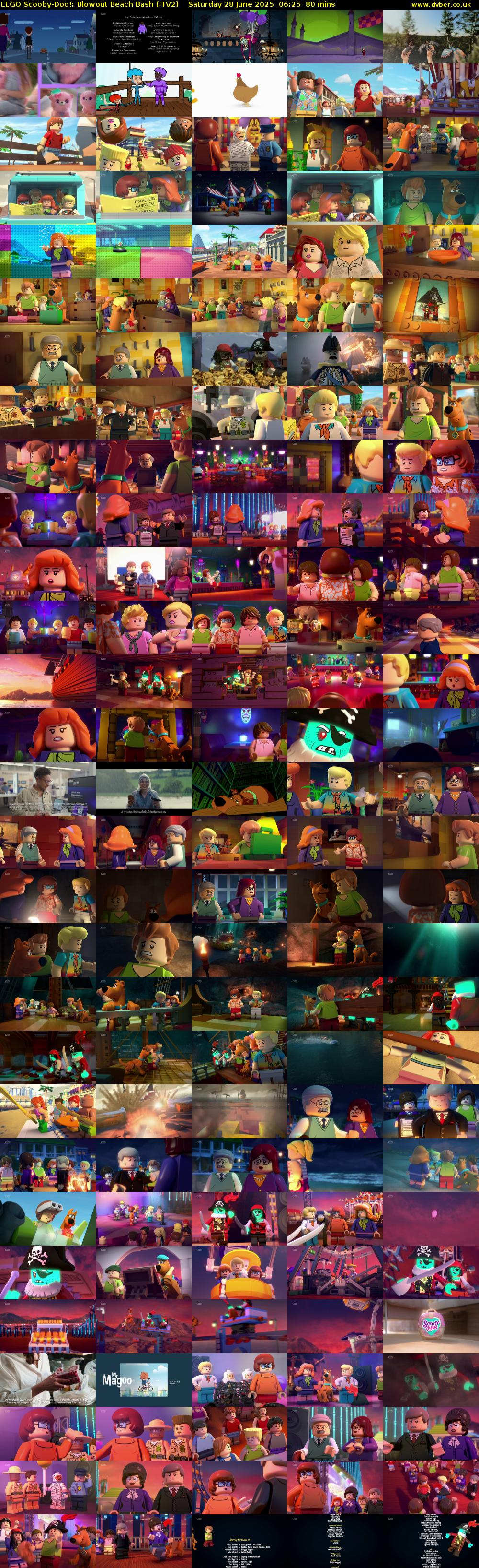 LEGO Scooby-Doo!: Blowout Beach Bash (ITV2) Saturday 28 June 2025 06:25 - 07:45