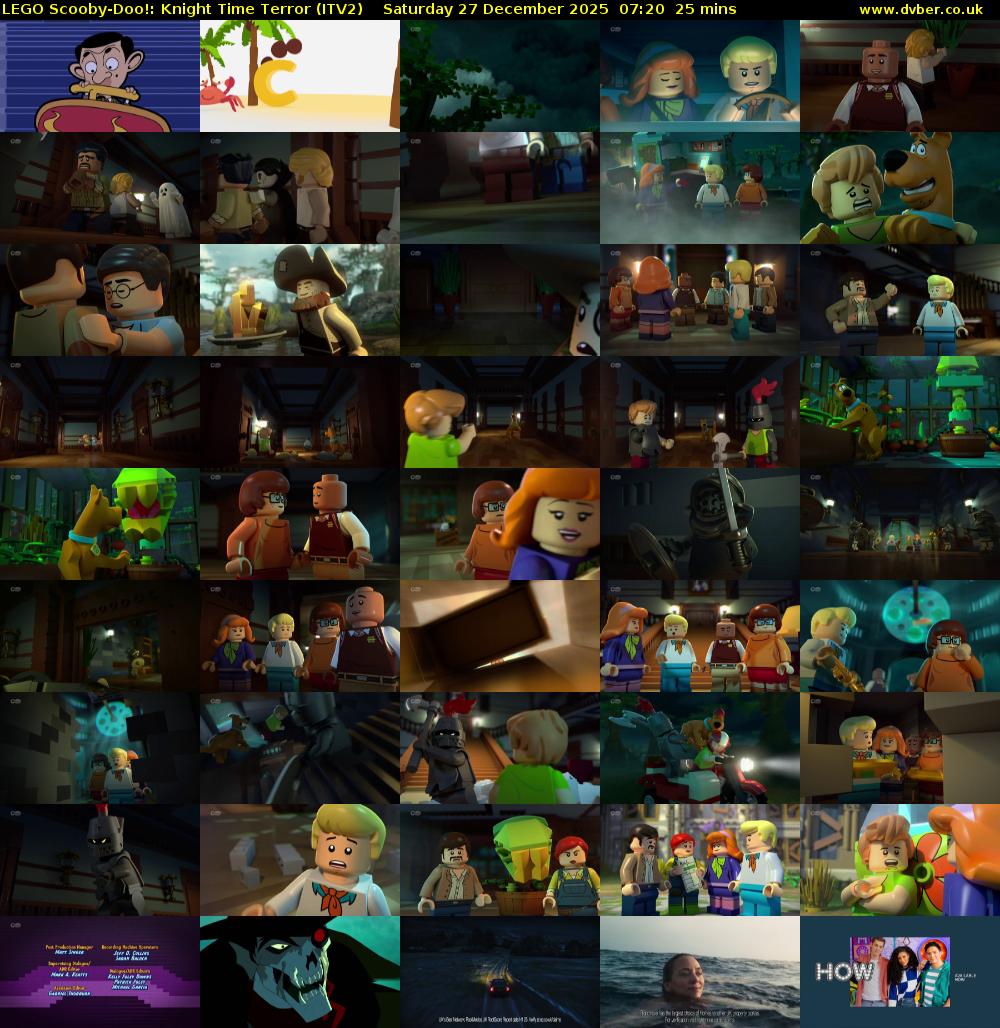 LEGO Scooby-Doo!: Knight Time Terror (ITV2) Saturday 27 December 2025 07:20 - 07:45