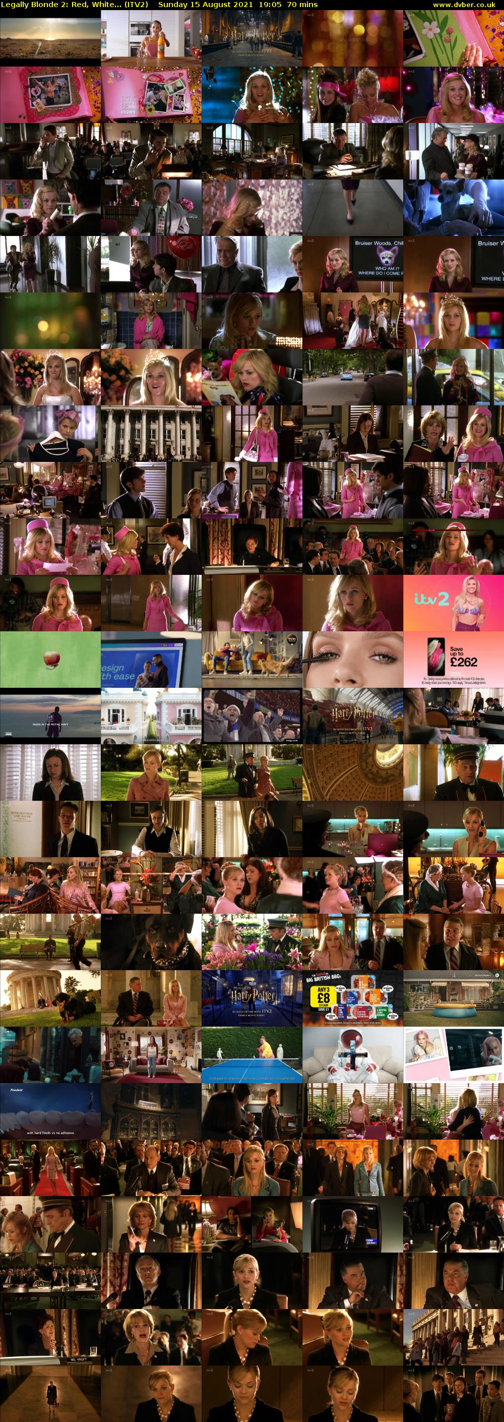 Legally Blonde 2: Red, White... (ITV2) Sunday 15 August 2021 19:05 - 20:15
