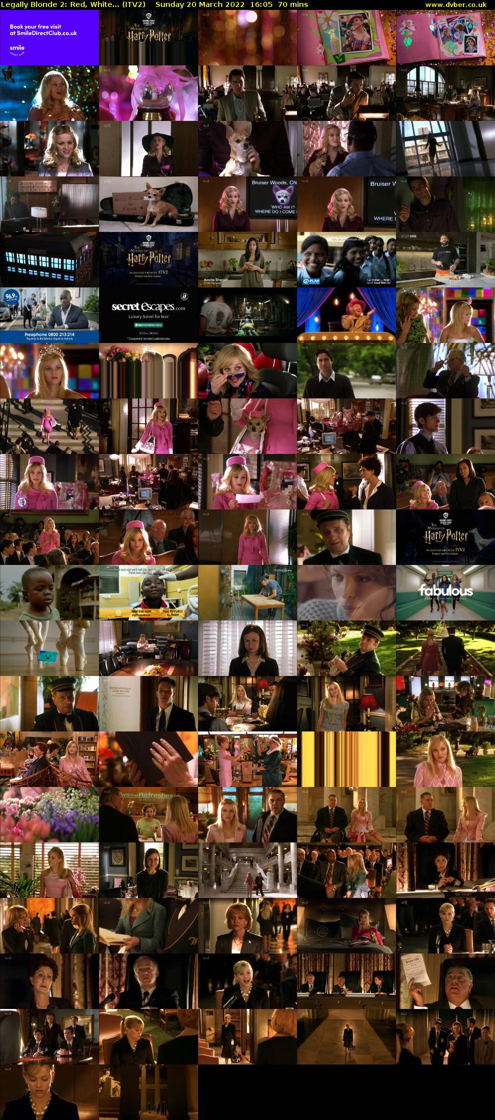 Legally Blonde 2: Red, White... (ITV2) Sunday 20 March 2022 16:05 - 17:15