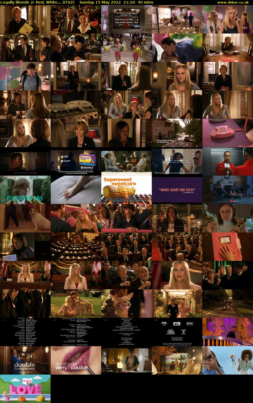 Legally Blonde 2: Red, White... (ITV2) Sunday 15 May 2022 21:20 - 22:00