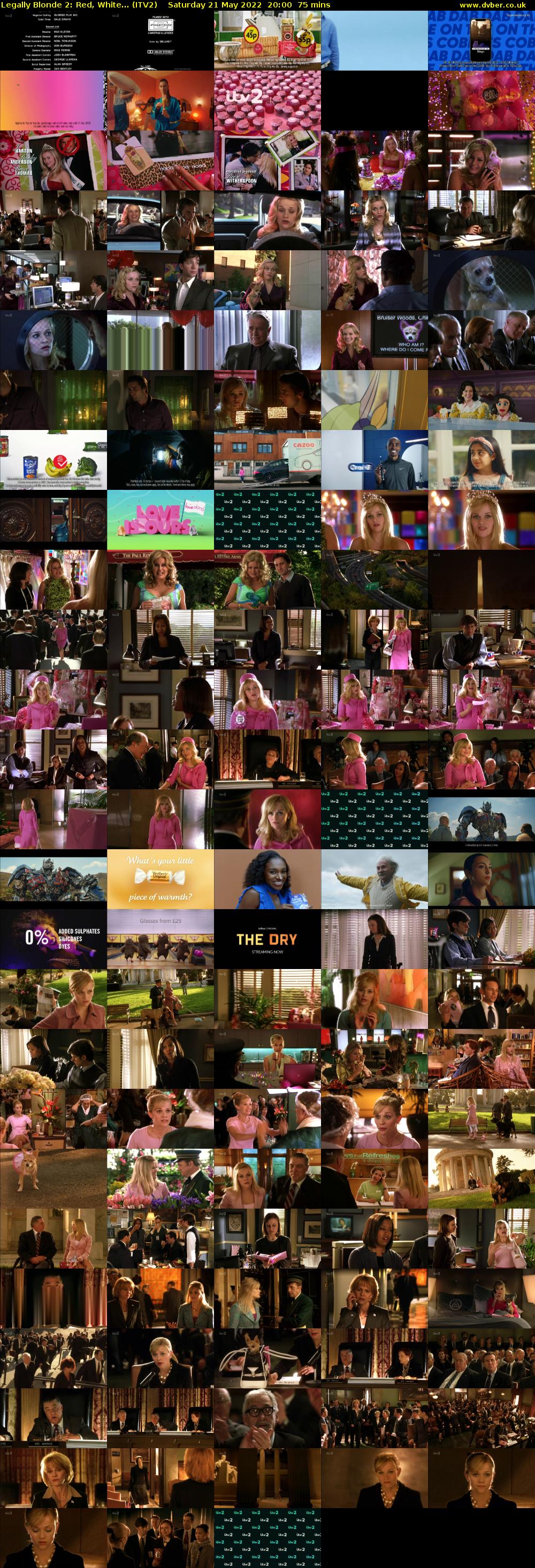 Legally Blonde 2: Red, White... (ITV2) Saturday 21 May 2022 20:00 - 21:15