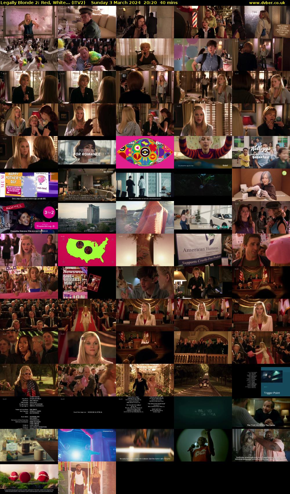 Legally Blonde 2: Red, White... (ITV2) Sunday 3 March 2024 20:20 - 21:00