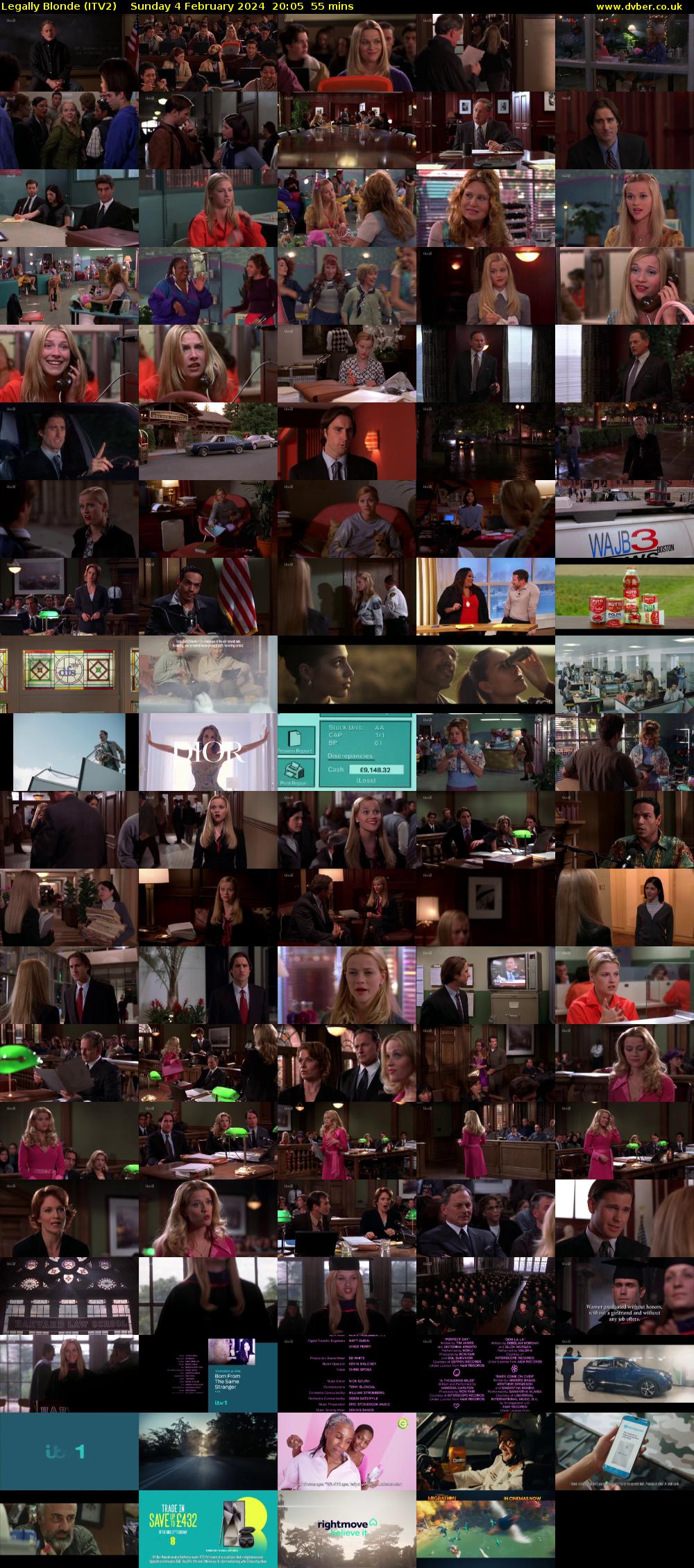 Legally Blonde (ITV2) Sunday 4 February 2024 20:05 - 21:00
