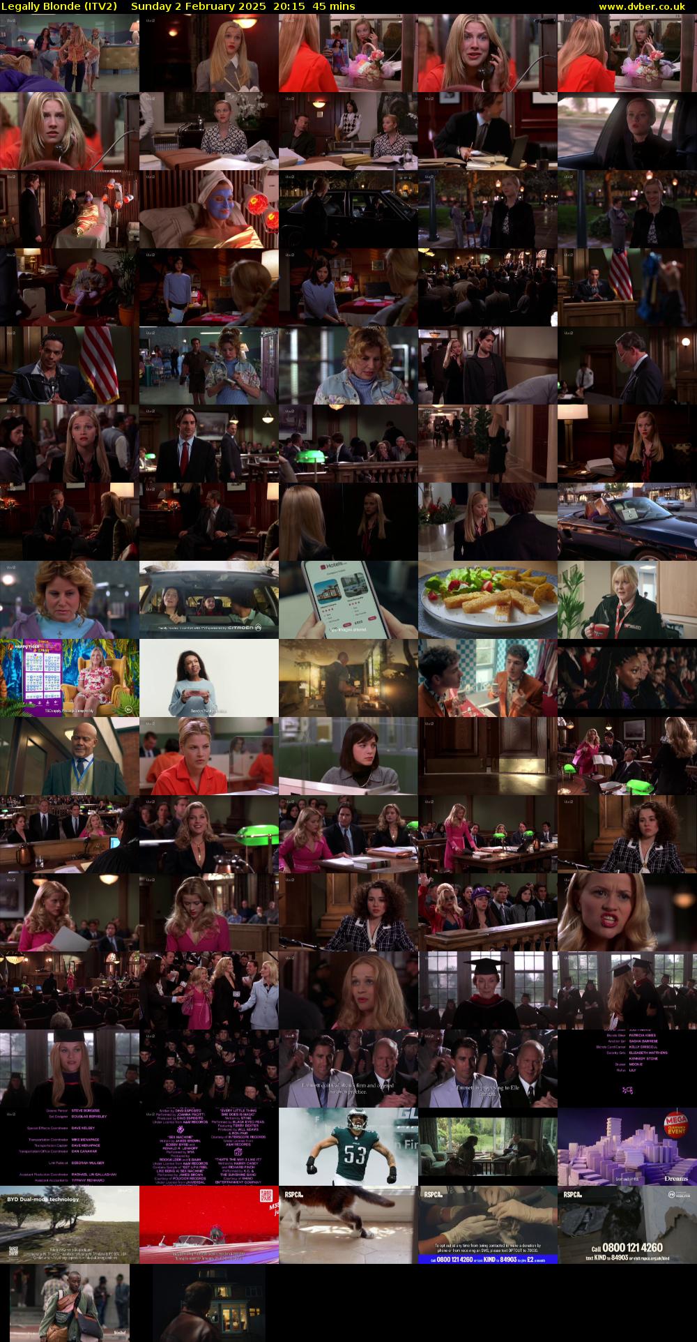 Legally Blonde (ITV2) Sunday 2 February 2025 20:15 - 21:00