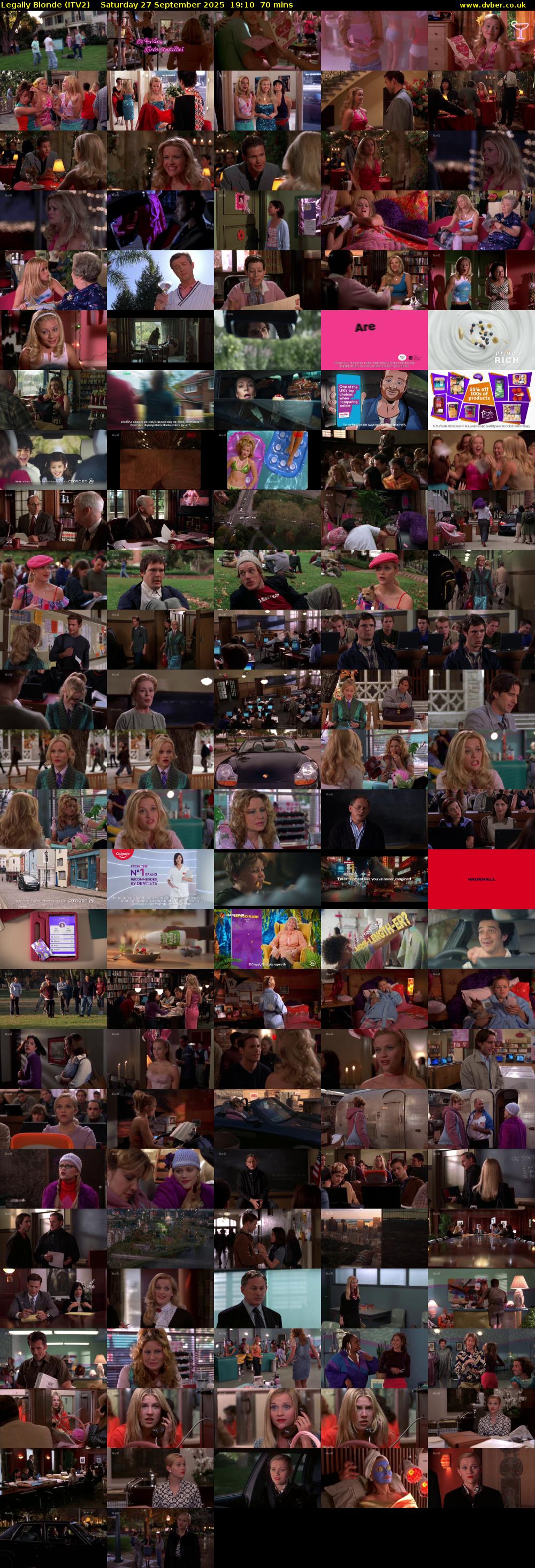 Legally Blonde (ITV2) Saturday 27 September 2025 19:10 - 20:20