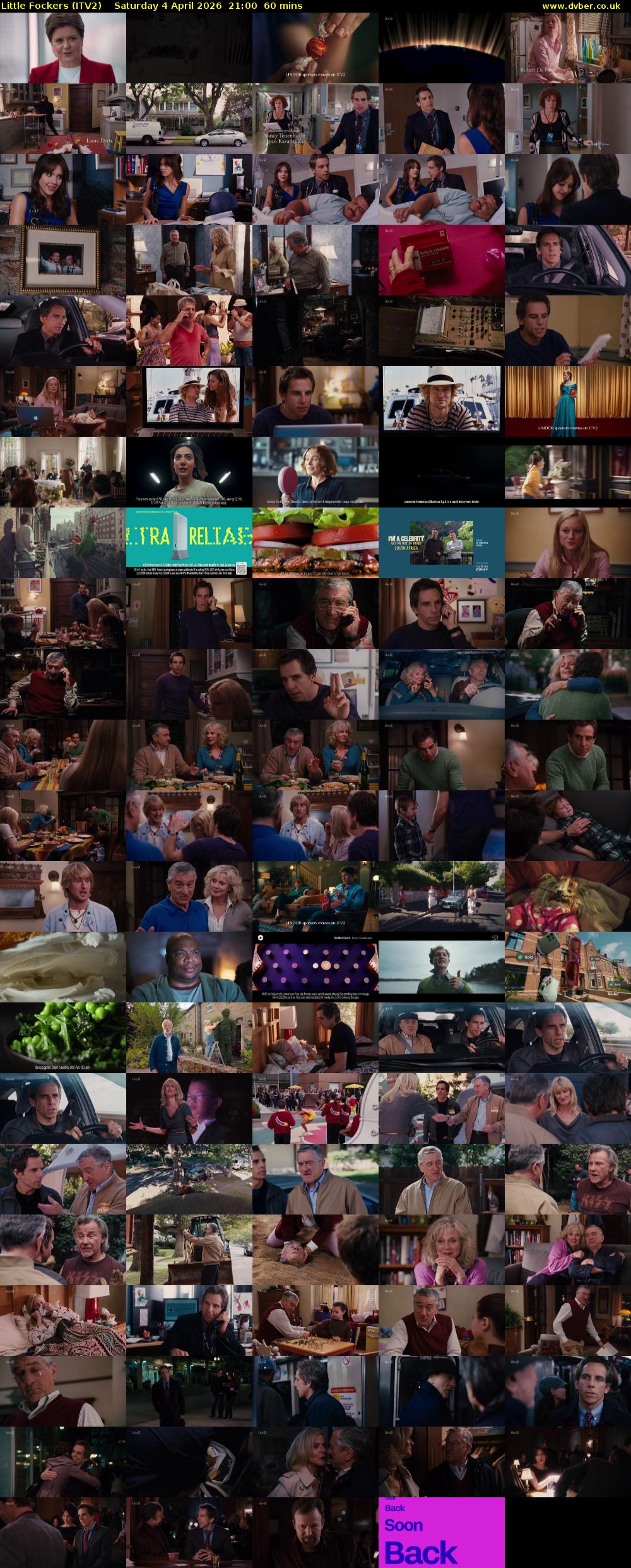 Little Fockers (ITV2) Saturday 4 April 2026 21:00 - 22:00