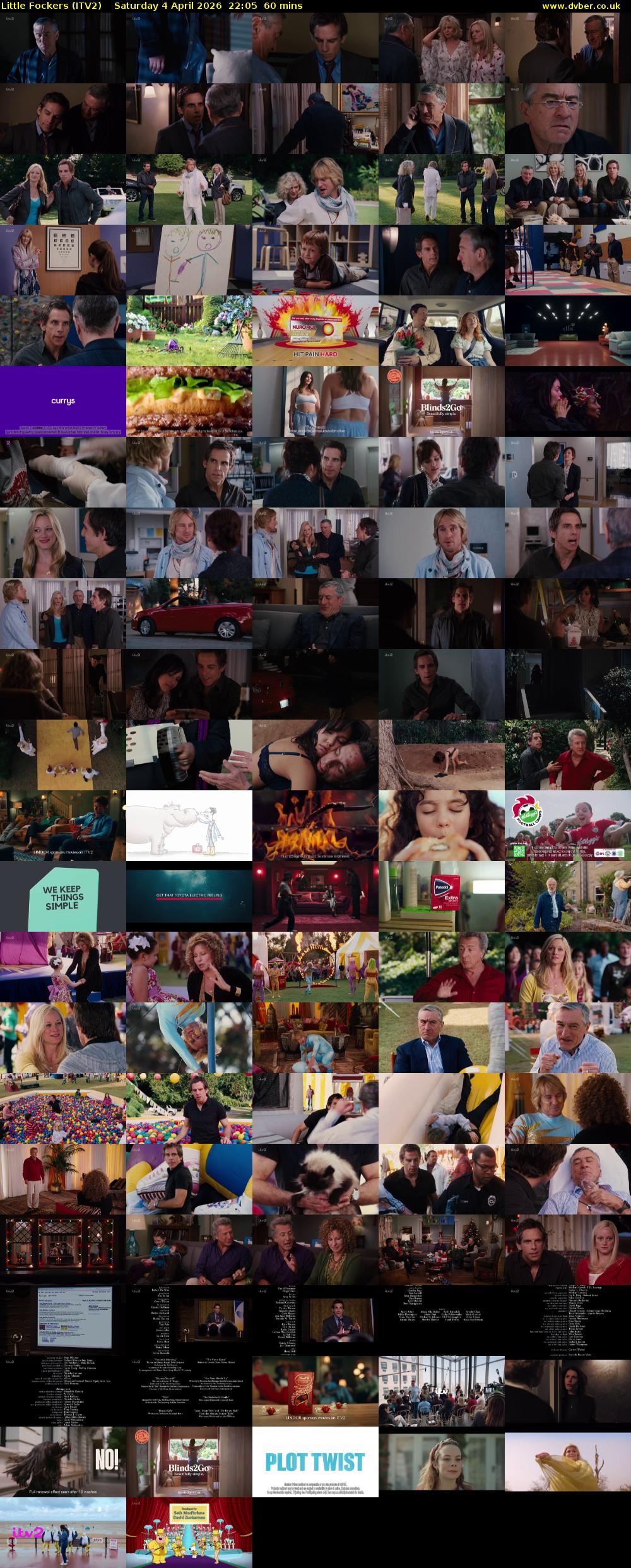 Little Fockers (ITV2) Saturday 4 April 2026 22:05 - 23:05
