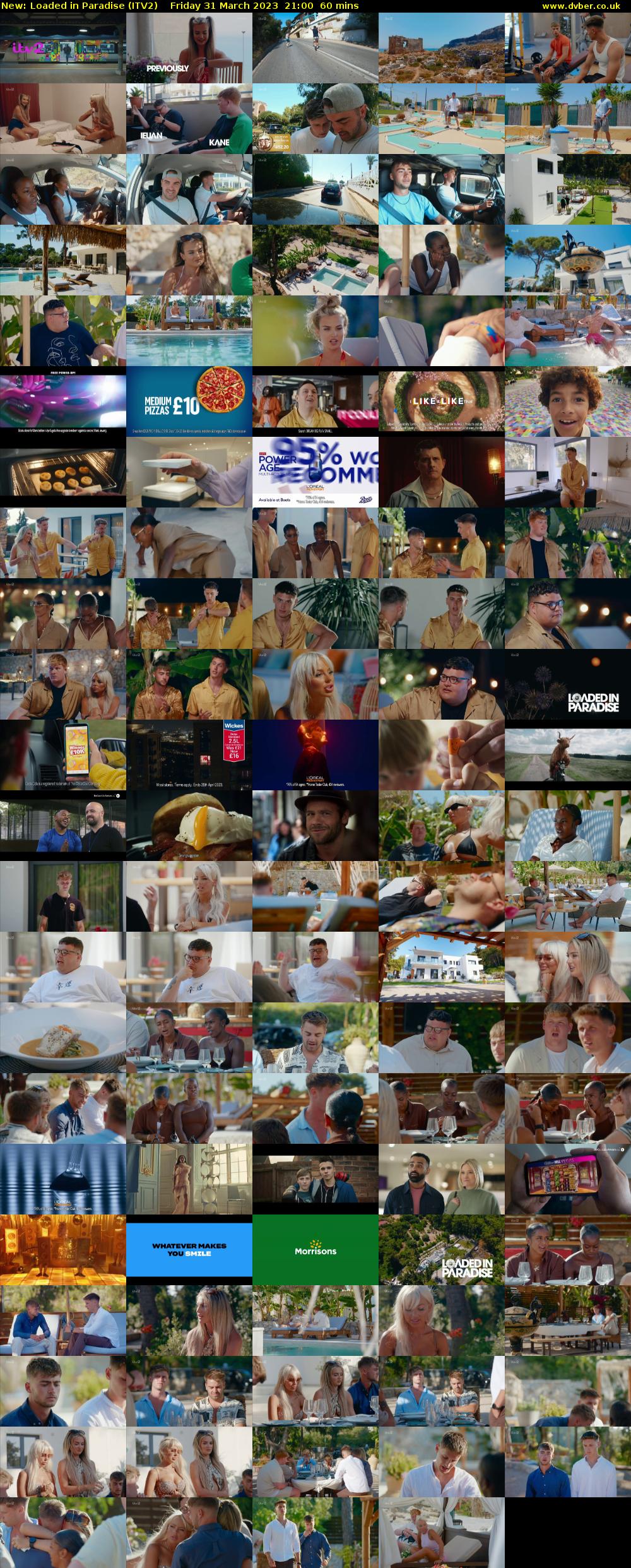 Loaded in Paradise (ITV2) Friday 31 March 2023 21:00 - 22:00