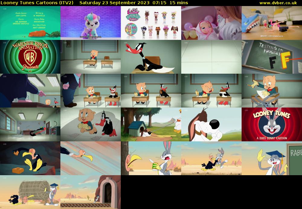 Looney Tunes Cartoons (ITV2) Saturday 23 September 2023 07:15 - 07:30