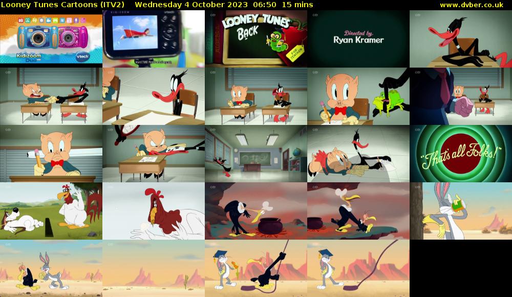 Looney Tunes Cartoons (ITV2) Wednesday 4 October 2023 06:50 - 07:05