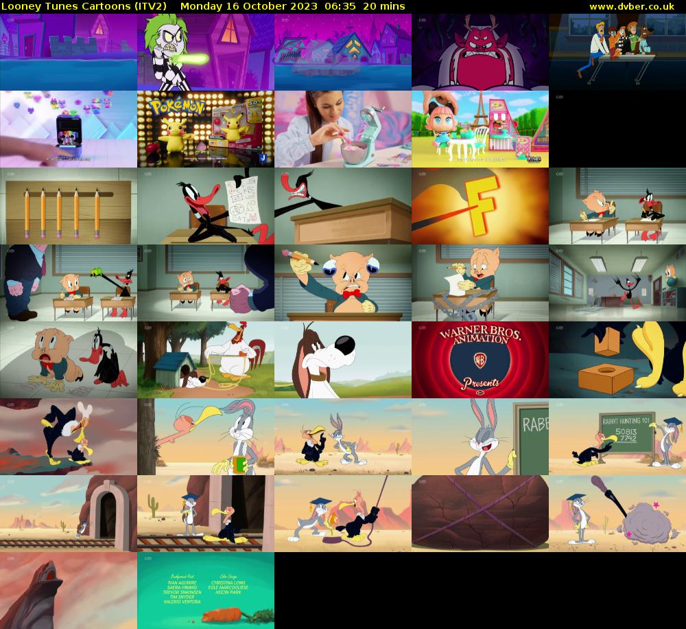 Looney Tunes Cartoons (ITV2) Monday 16 October 2023 06:35 - 06:55