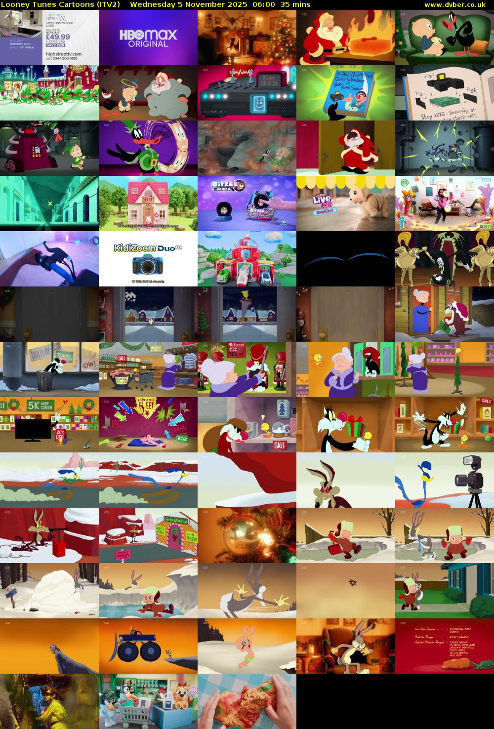 Looney Tunes Cartoons (ITV2) Wednesday 5 November 2025 06:00 - 06:35