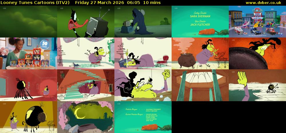 Looney Tunes Cartoons (ITV2) Friday 27 March 2026 06:05 - 06:15