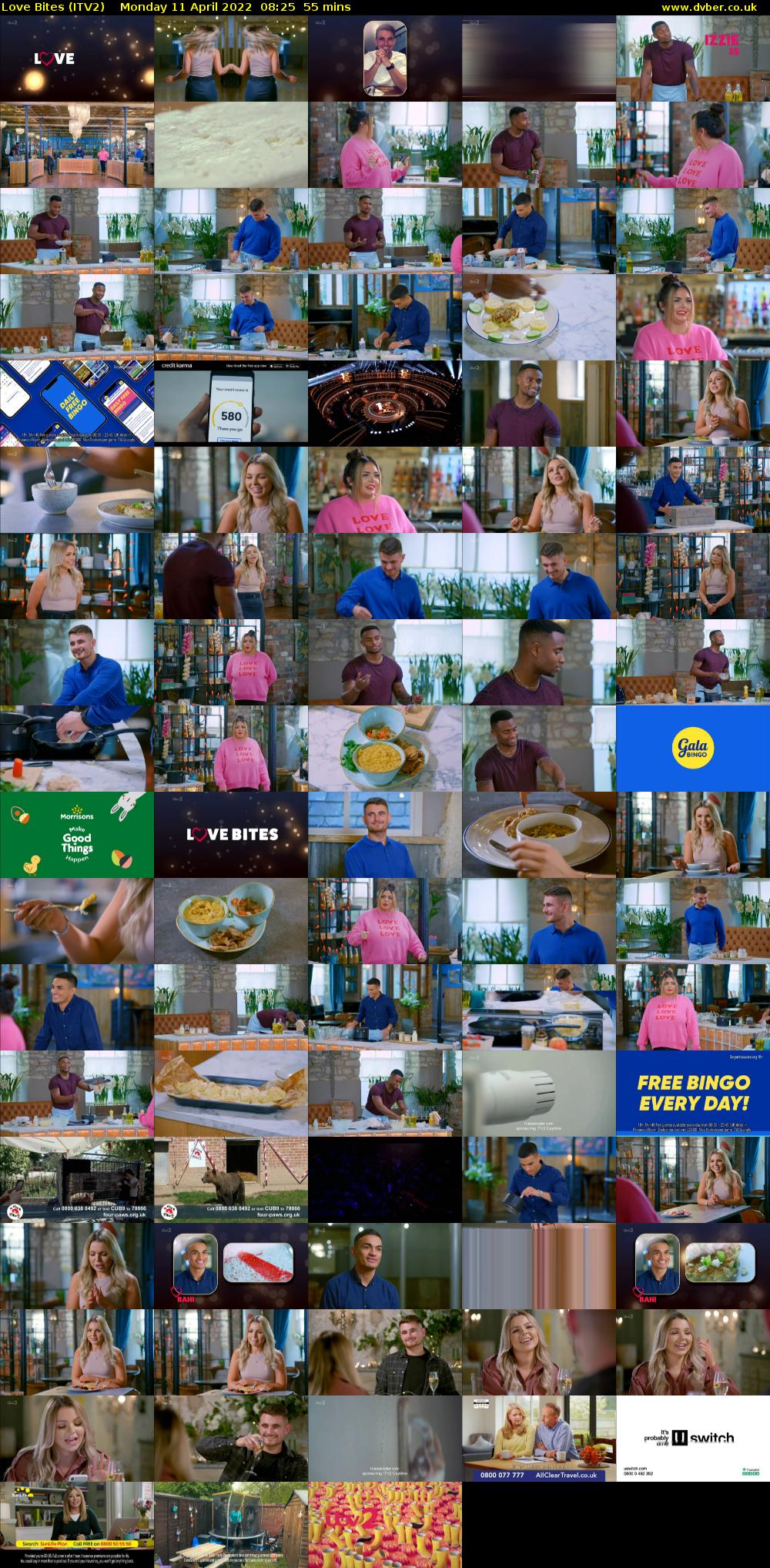 Love Bites (ITV2) Monday 11 April 2022 08:25 - 09:20