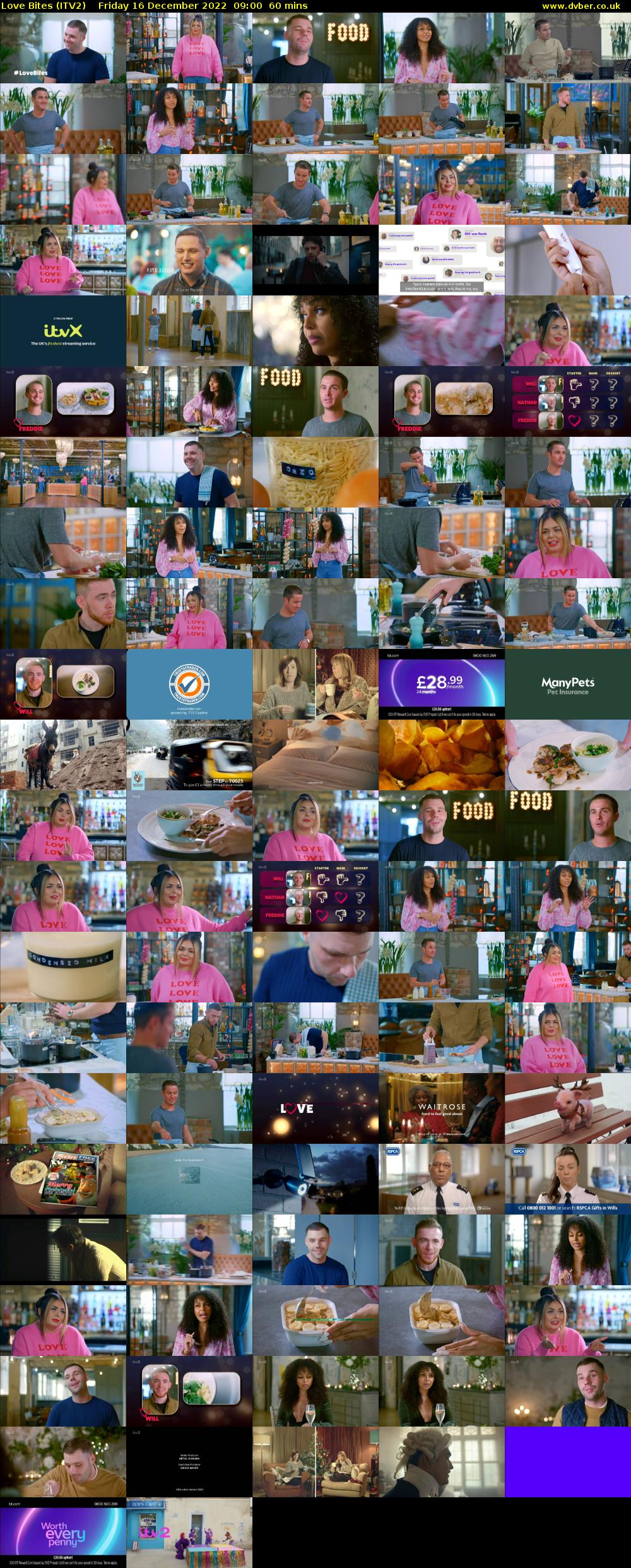 Love Bites (ITV2) Friday 16 December 2022 09:00 - 10:00
