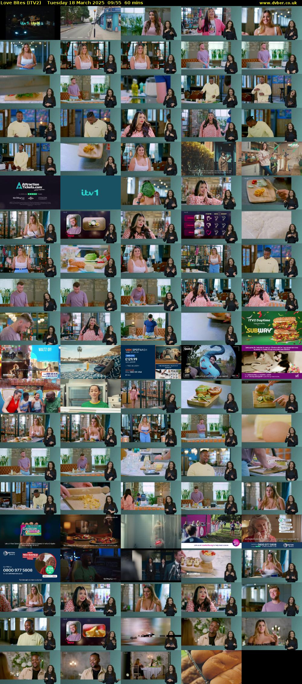 Love Bites (ITV2) Tuesday 18 March 2025 09:55 - 10:55