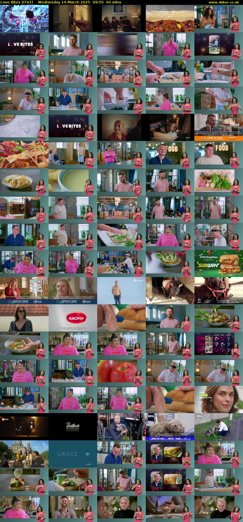 Love Bites (ITV2) Wednesday 19 March 2025 09:55 - 10:55