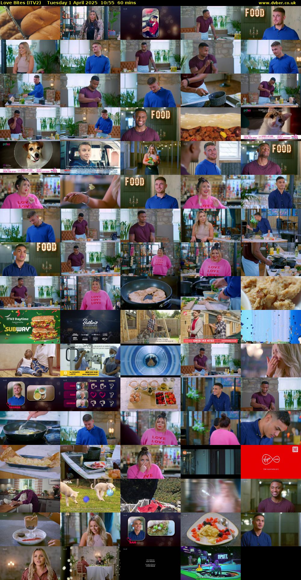 Love Bites (ITV2) Tuesday 1 April 2025 10:55 - 11:55