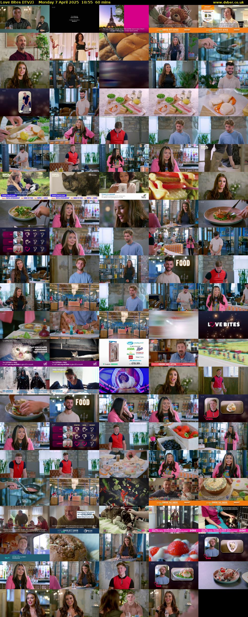 Love Bites (ITV2) Monday 7 April 2025 10:55 - 11:55