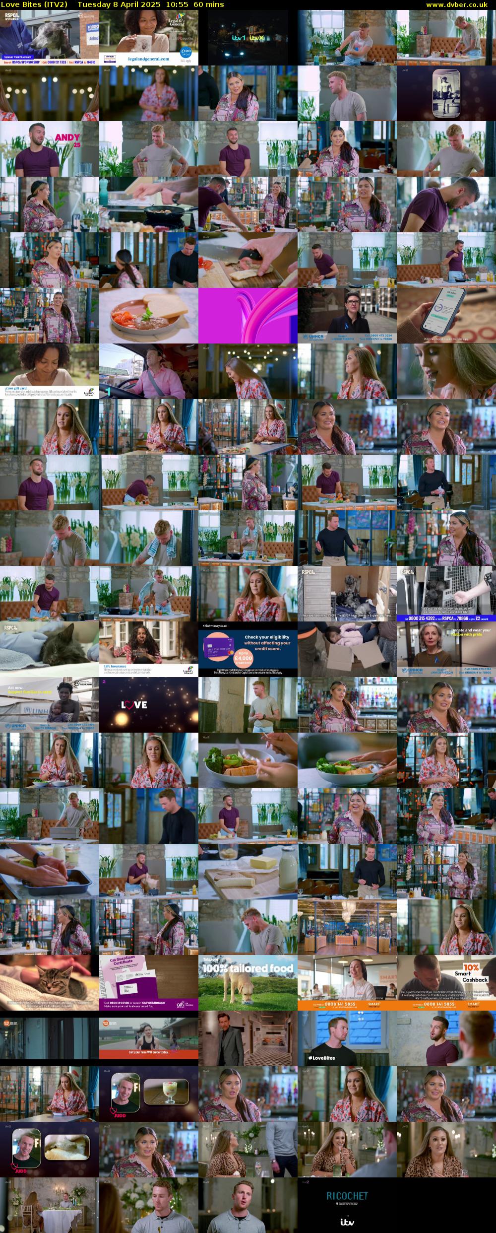 Love Bites (ITV2) Tuesday 8 April 2025 10:55 - 11:55