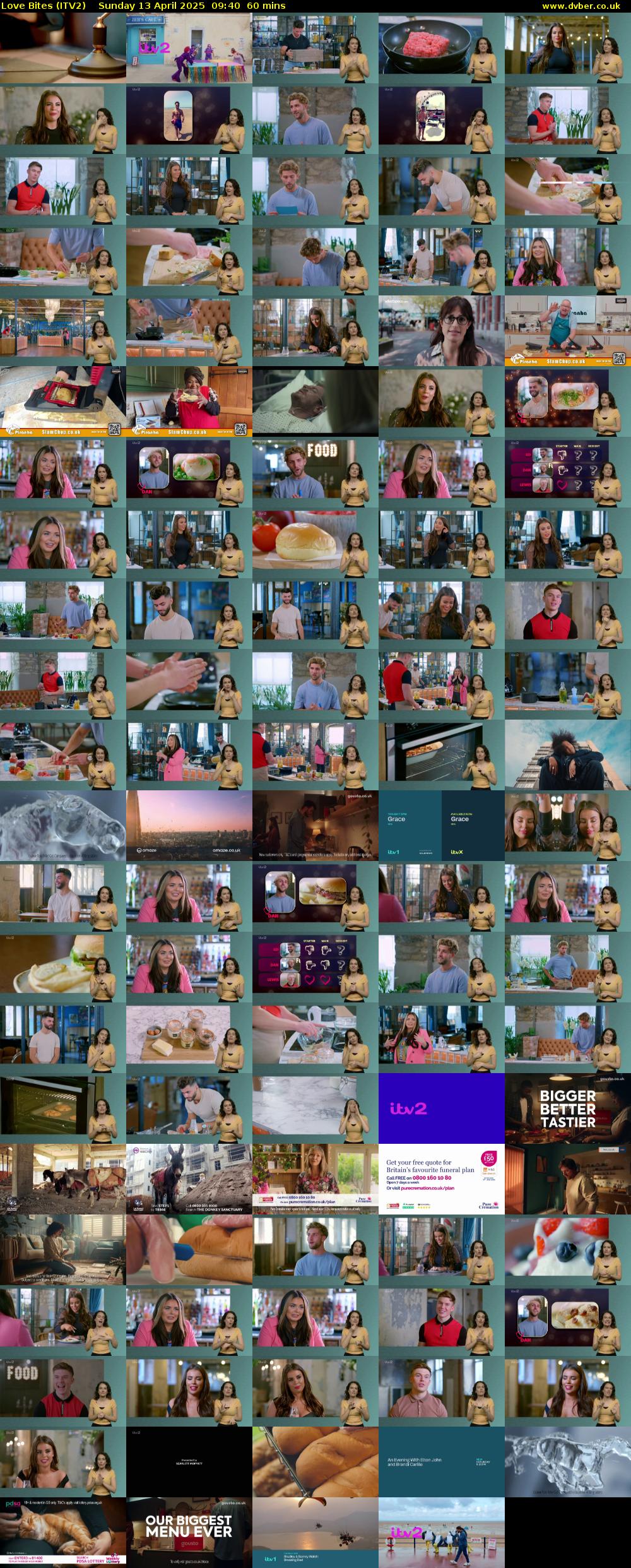 Love Bites (ITV2) Sunday 13 April 2025 09:40 - 10:40