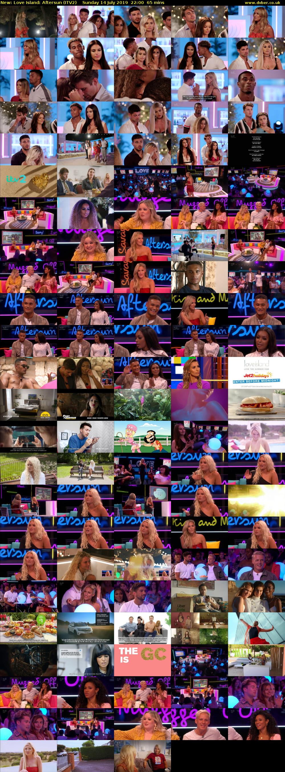 Love Island: Aftersun (ITV2) Sunday 14 July 2019 22:00 - 23:05