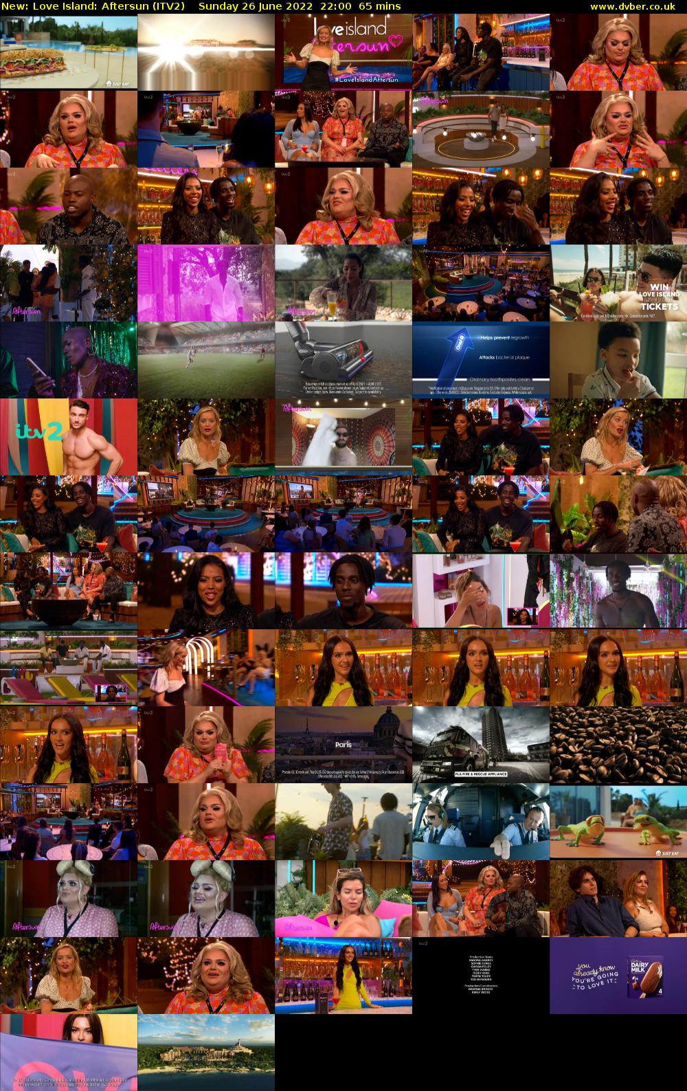 Love Island: Aftersun (ITV2) Sunday 26 June 2022 22:00 - 23:05