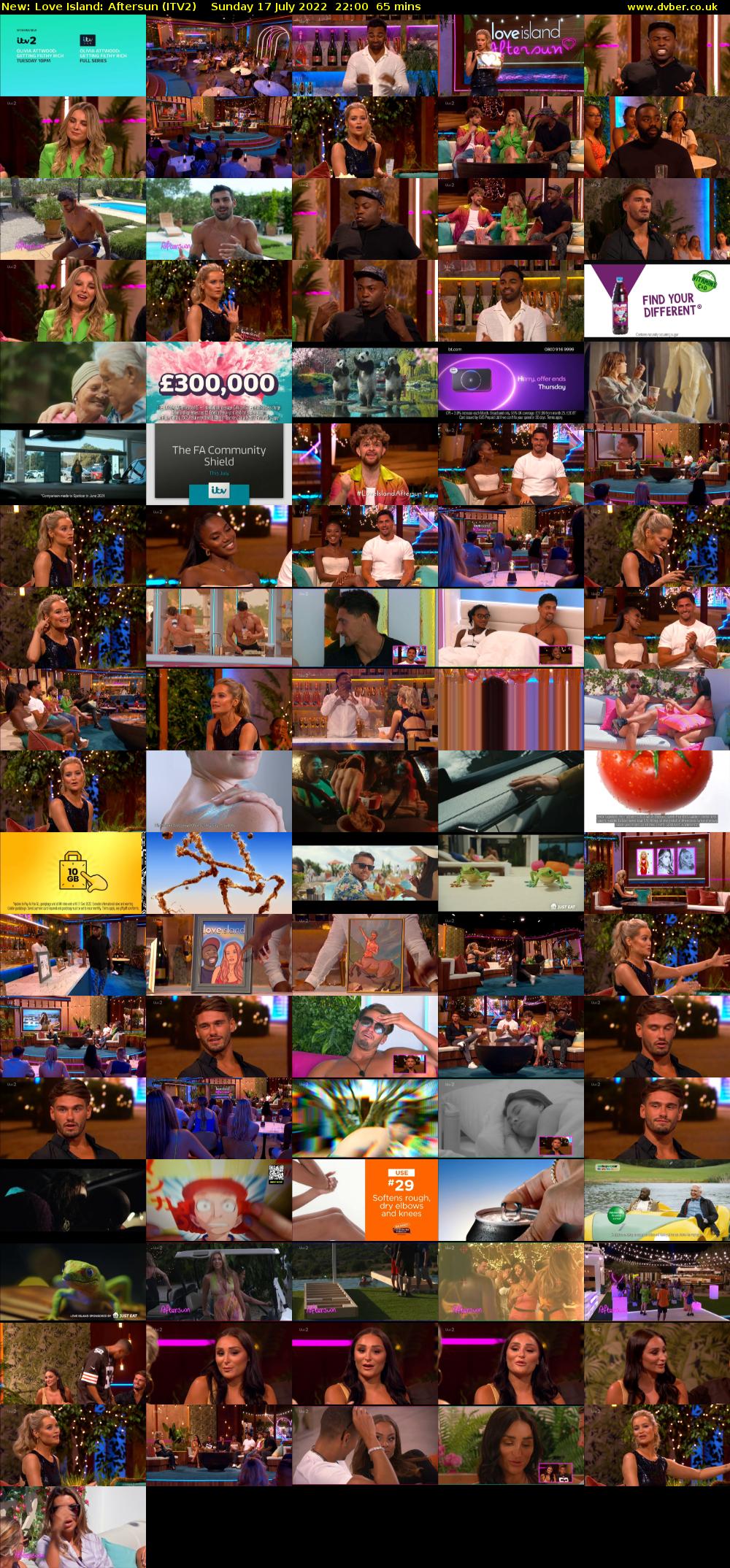 Love Island: Aftersun (ITV2) Sunday 17 July 2022 22:00 - 23:05