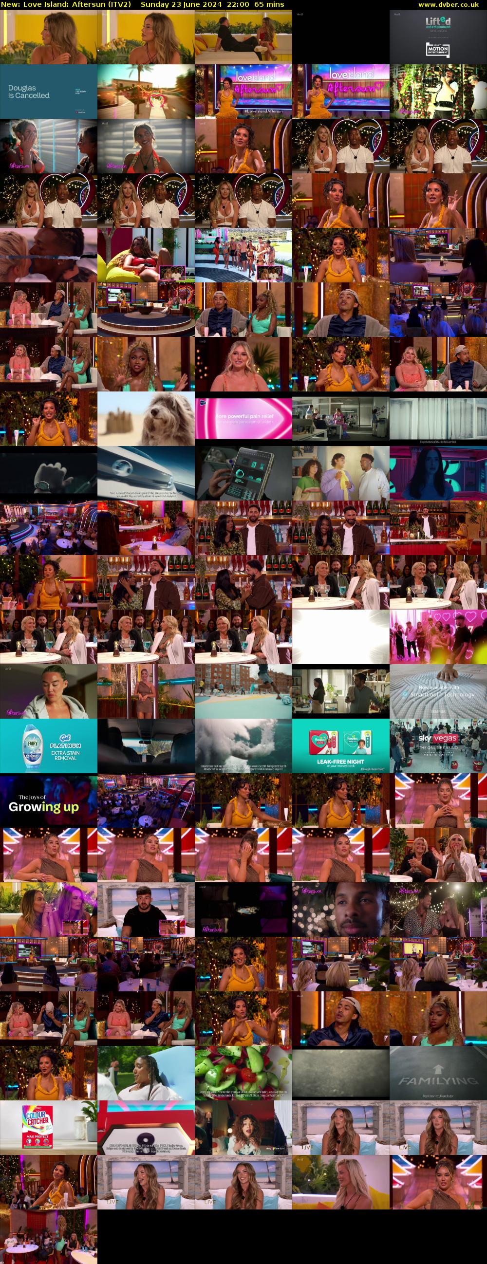 Love Island: Aftersun (ITV2) Sunday 23 June 2024 22:00 - 23:05