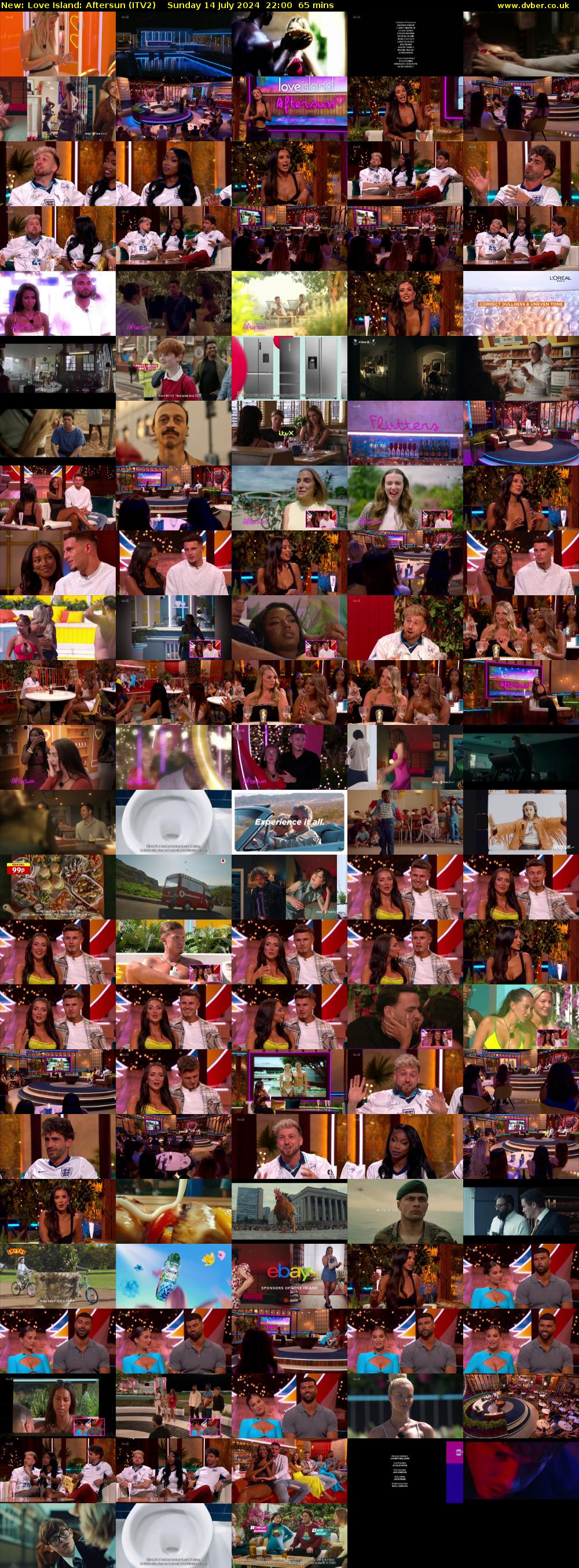 Love Island: Aftersun (ITV2) Sunday 14 July 2024 22:00 - 23:05