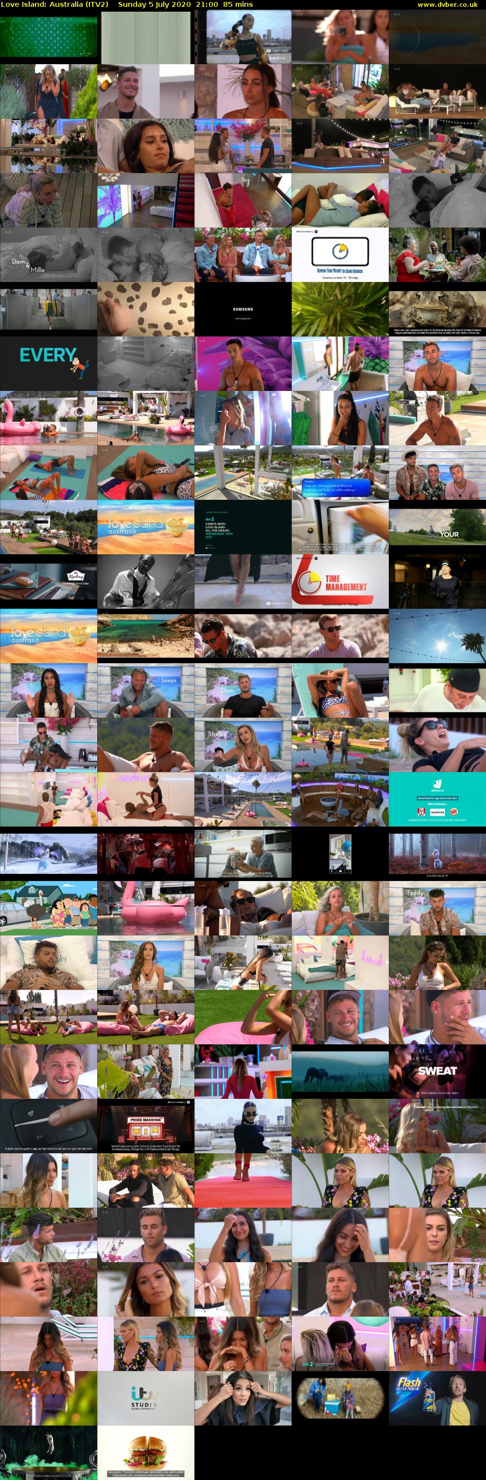 Love Island: Australia (ITV2) Sunday 5 July 2020 21:00 - 22:25