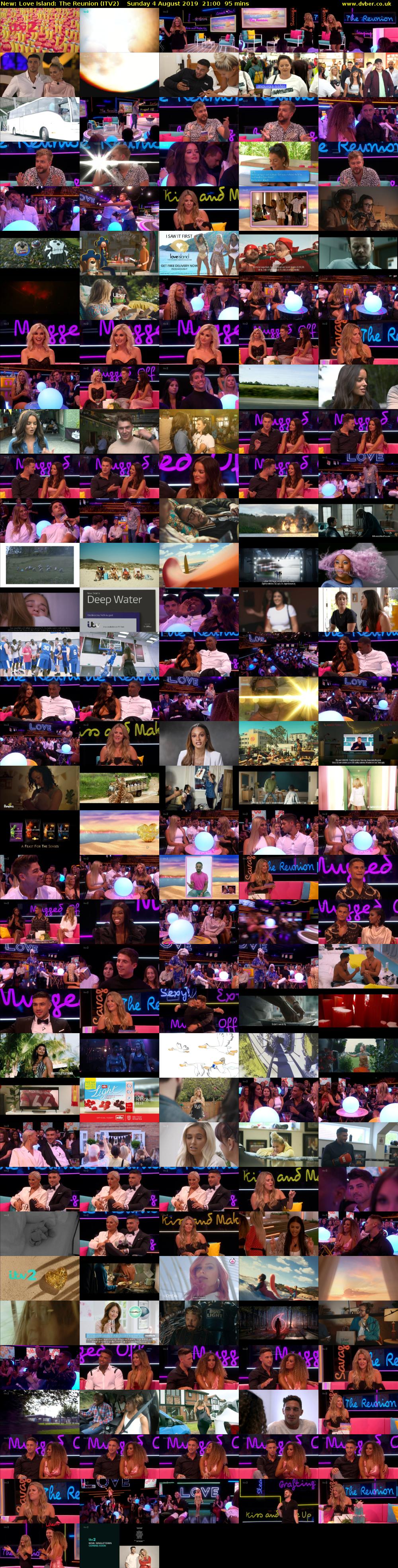 Love Island: The Reunion (ITV2) Sunday 4 August 2019 21:00 - 22:35