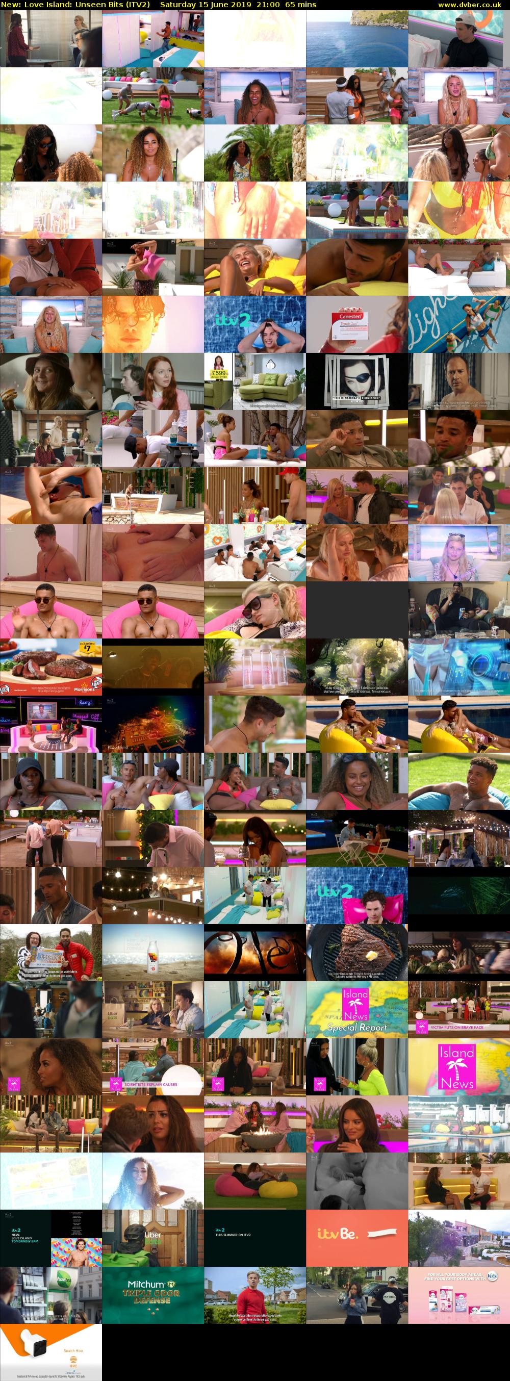 Love Island: Unseen Bits (ITV2) Saturday 15 June 2019 21:00 - 22:05