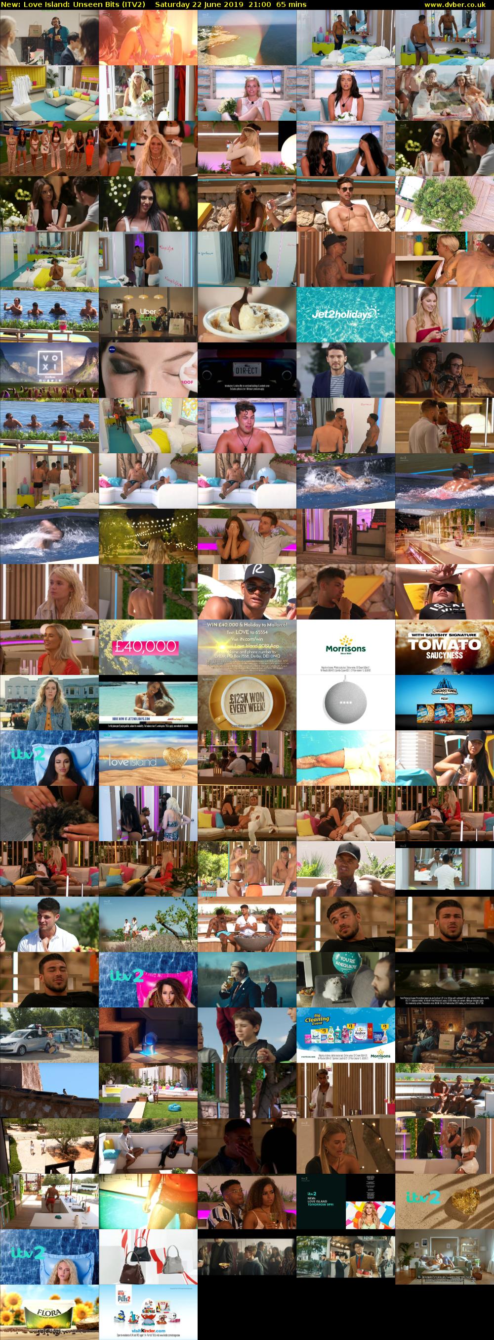 Love Island: Unseen Bits (ITV2) Saturday 22 June 2019 21:00 - 22:05