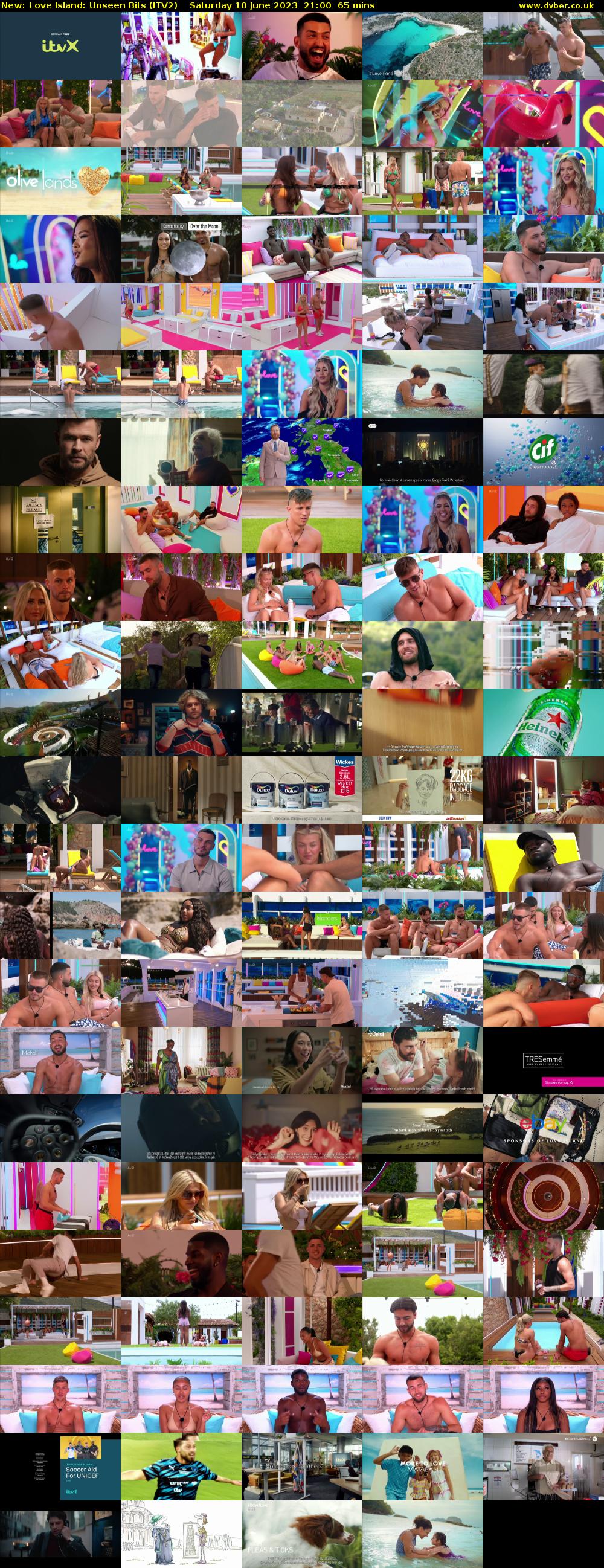 Love Island: Unseen Bits (ITV2) Saturday 10 June 2023 21:00 - 22:05