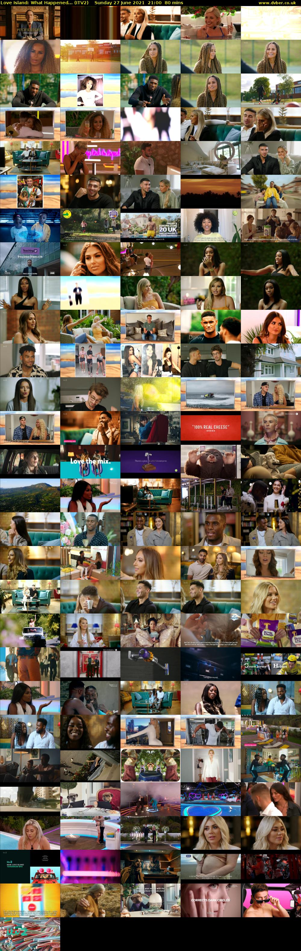 Love Island: What Happened... (ITV2) Sunday 27 June 2021 21:00 - 22:20