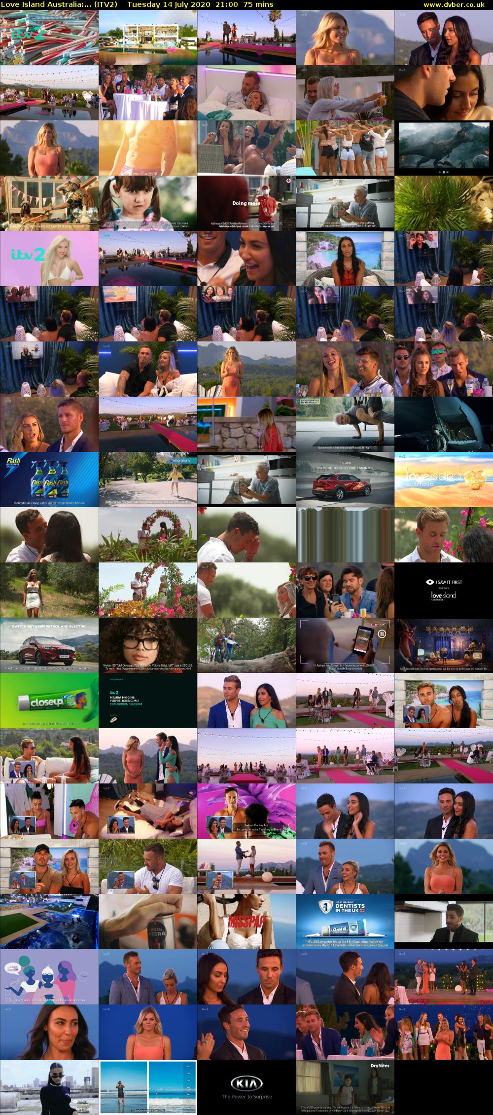 Love Island Australia:... (ITV2) Tuesday 14 July 2020 21:00 - 22:15