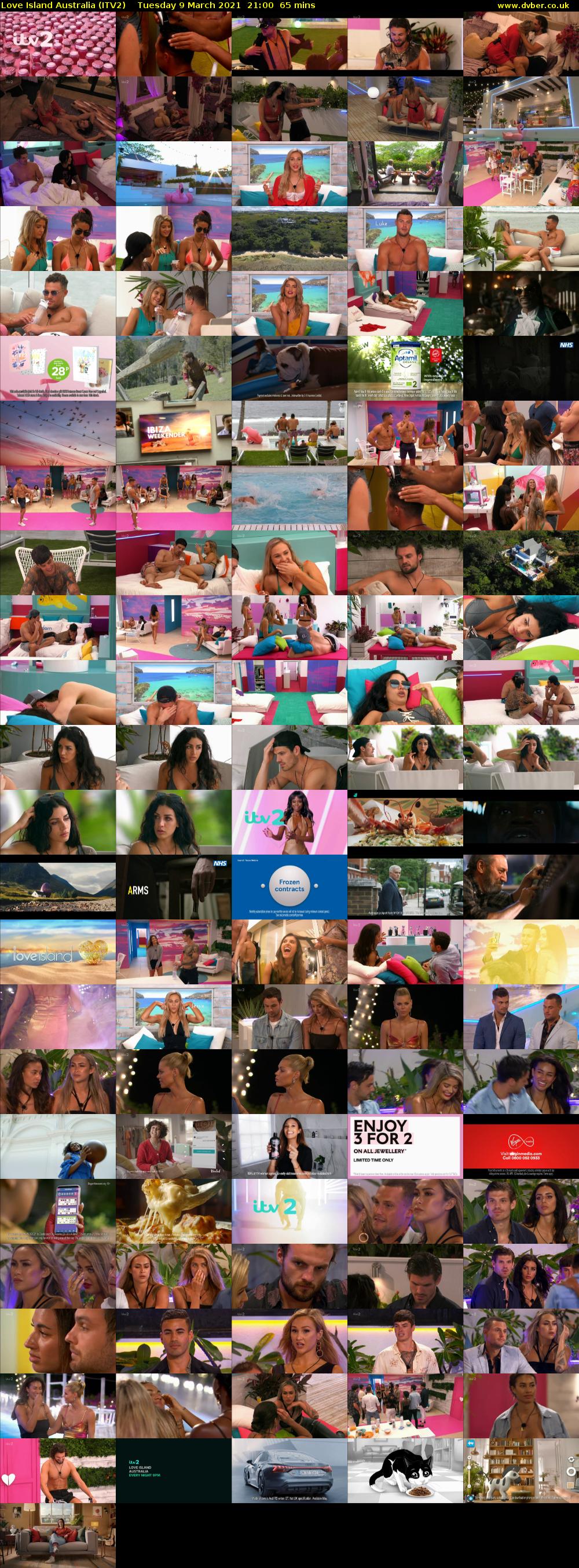 Love Island Australia (ITV2) Tuesday 9 March 2021 21:00 - 22:05