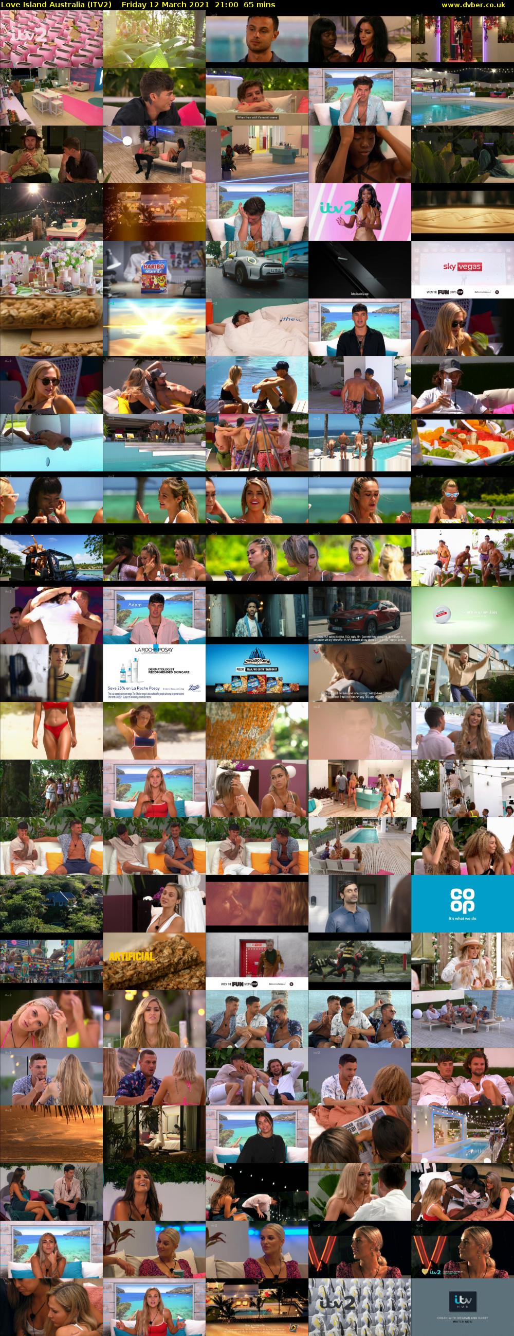 Love Island Australia (ITV2) Friday 12 March 2021 21:00 - 22:05