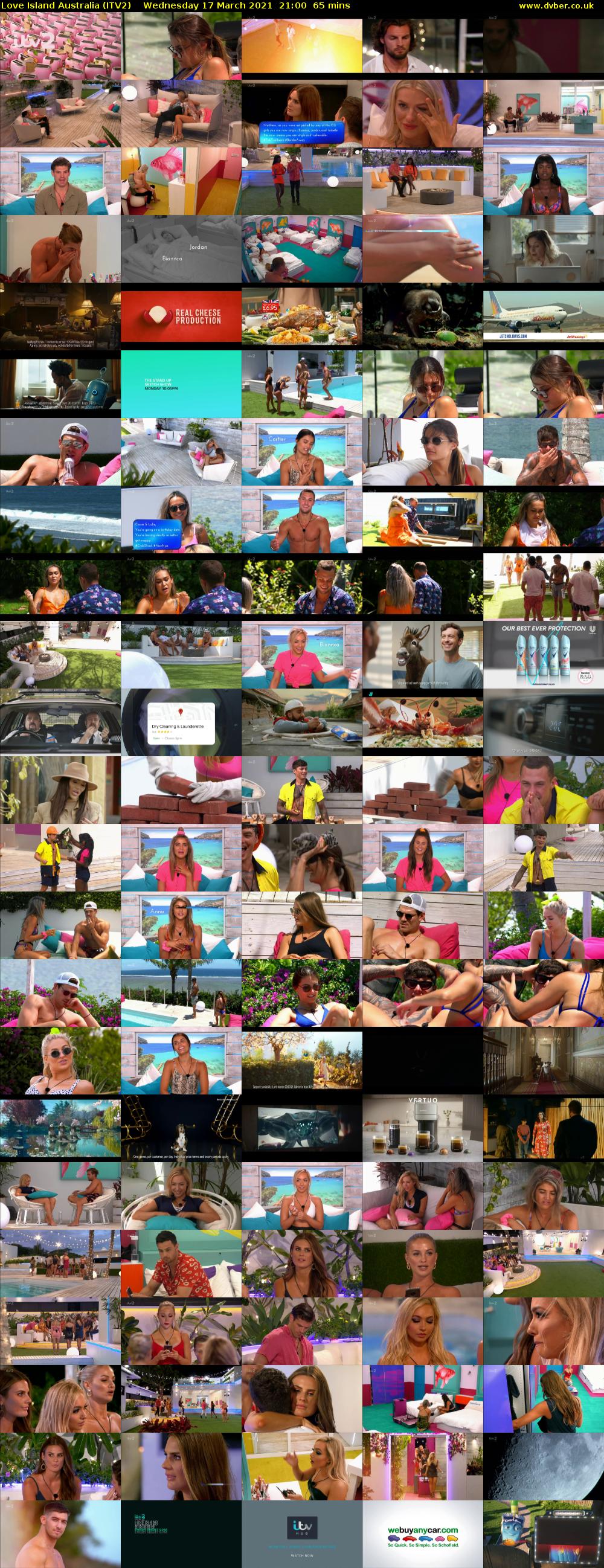 Love Island Australia (ITV2) Wednesday 17 March 2021 21:00 - 22:05