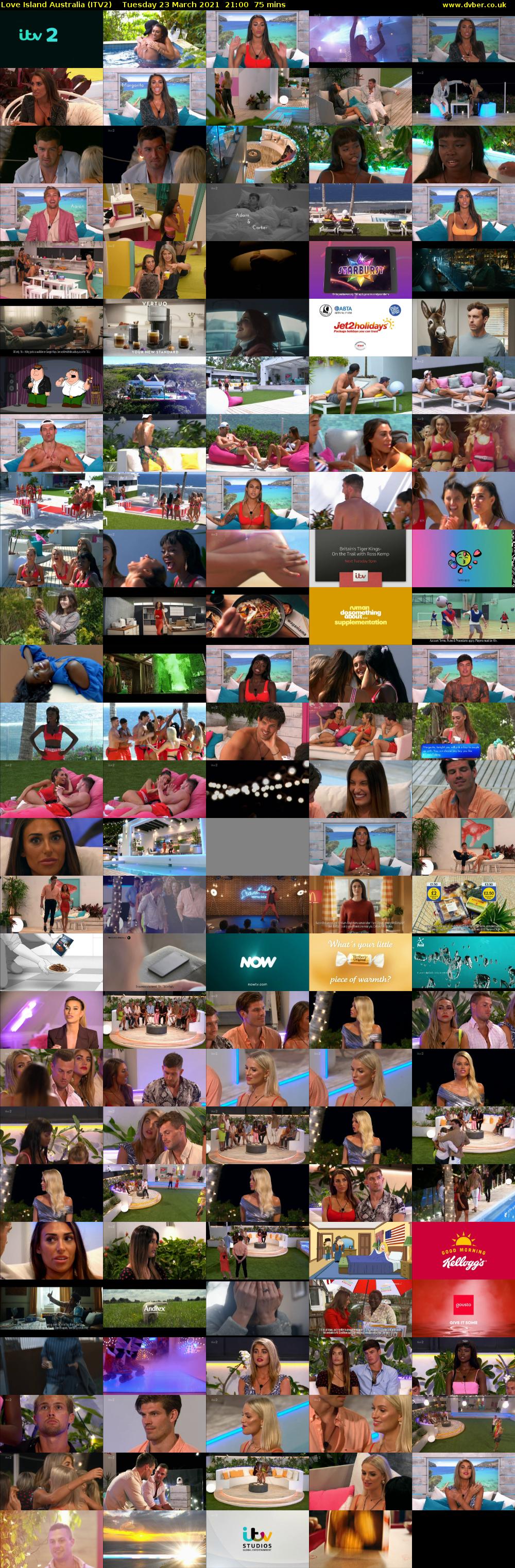 Love Island Australia (ITV2) Tuesday 23 March 2021 21:00 - 22:15