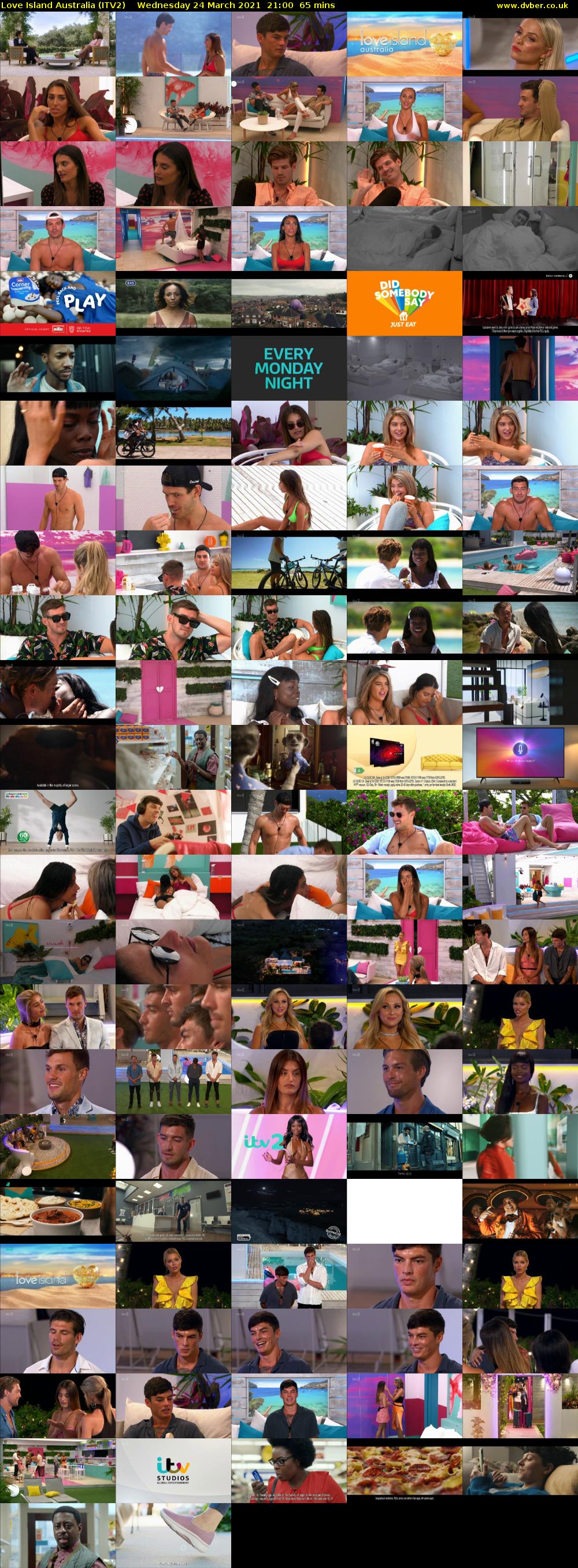 Love Island Australia (ITV2) Wednesday 24 March 2021 21:00 - 22:05