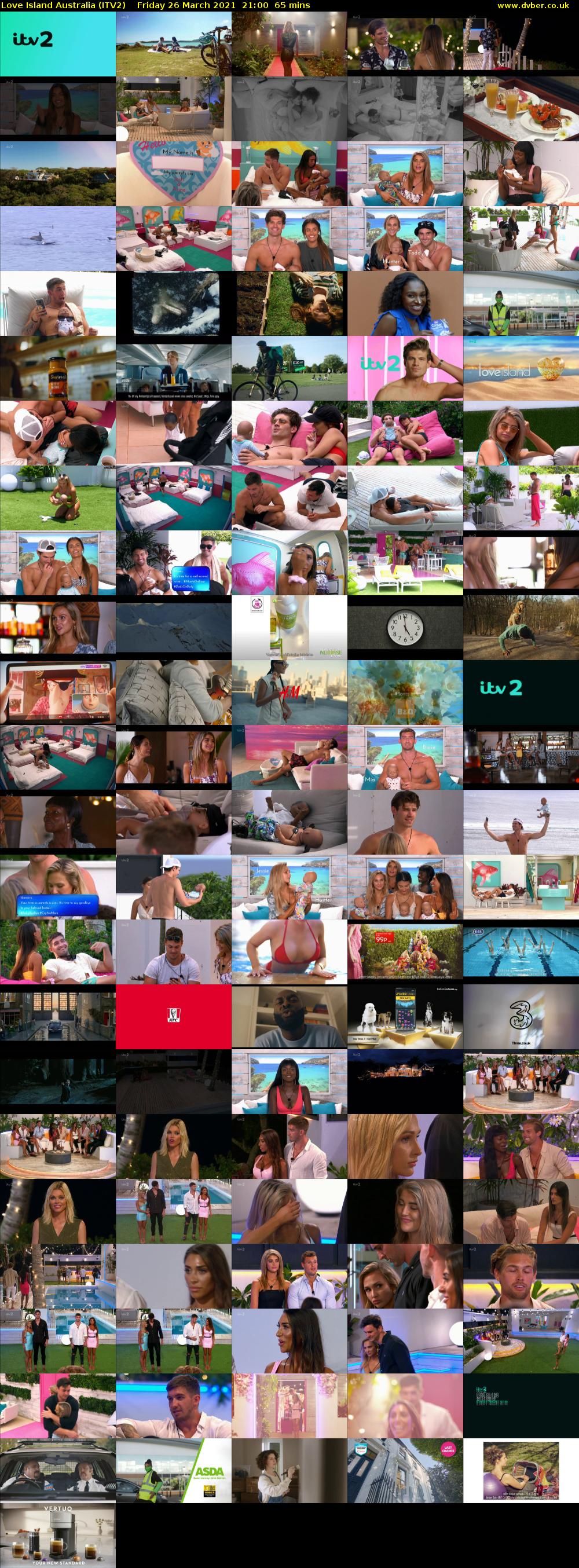Love Island Australia (ITV2) Friday 26 March 2021 21:00 - 22:05