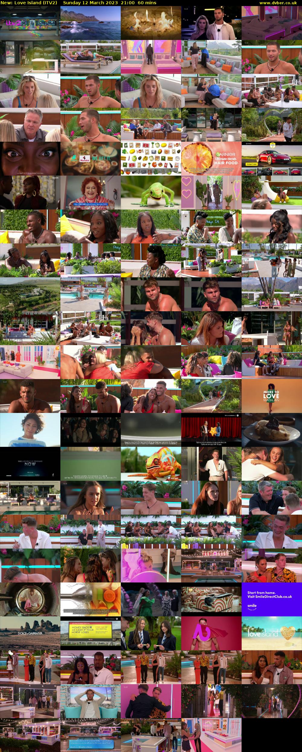 Love Island (ITV2) Sunday 12 March 2023 21:00 - 22:00